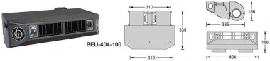 Испаритель BEU 404-100 12V LHD O-Ring с электронным термостатом — Трамонтан