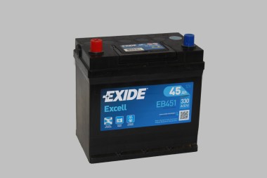 EXIDE EXCELL EB451 45Ач L+ EN330A 218x133x223 B01 — Трамонтан
