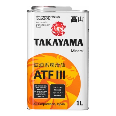 Трансмиссионное масло Takayama ATF III DEXRON III — Трамонтан