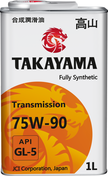 Трансмиссионное масло синтетическое TAKAYAMA SAE 75W-90 API GL-5 — Трамонтан