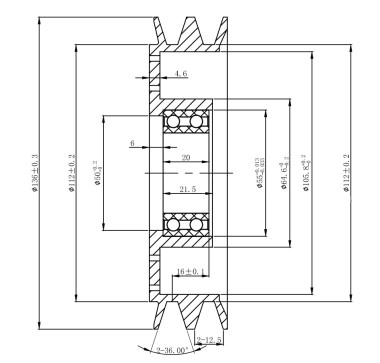 Шкив A2 для компрессора TM16 — Трамонтан