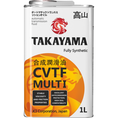 Трансмиссионное масло синтетическое TAKAYAMA CVTF MULTI — Трамонтан