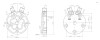 Крышка компрессора вертикальная 5H11/5H14 (3/4” 16 UNF/ 7/8” 14 UNF) фото 2 — Трамонтан