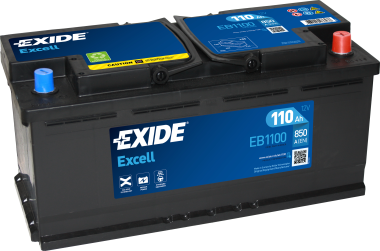 EXIDE EXCELL EB1100 110Ач R+ EN850A 392x175x190 B13 — Трамонтан
