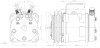 Компрессор кондиционера/рефрижератора Dyne 5H11 A2 12V вертикальные выходы фото 3 — Трамонтан