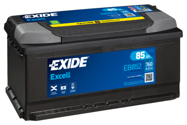 EXIDE EXCELL EB852 85Ач R+ EN760A 352x175x175 B13 — Трамонтан