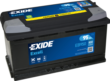 EXIDE EXCELL EB950 95Ач R+ EN800A 353x175x190 B13 — Трамонтан