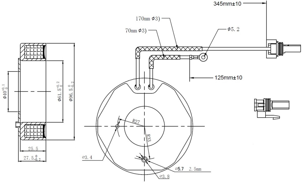 Муфта электромагнитная компрессор 10PA15/ 10PA17 24V фото 1 — Трамонтан